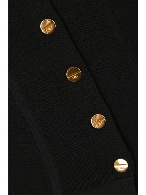 Giacca in maglia di viscosa Nero Elisabetta Franchi | MK49S57E2110